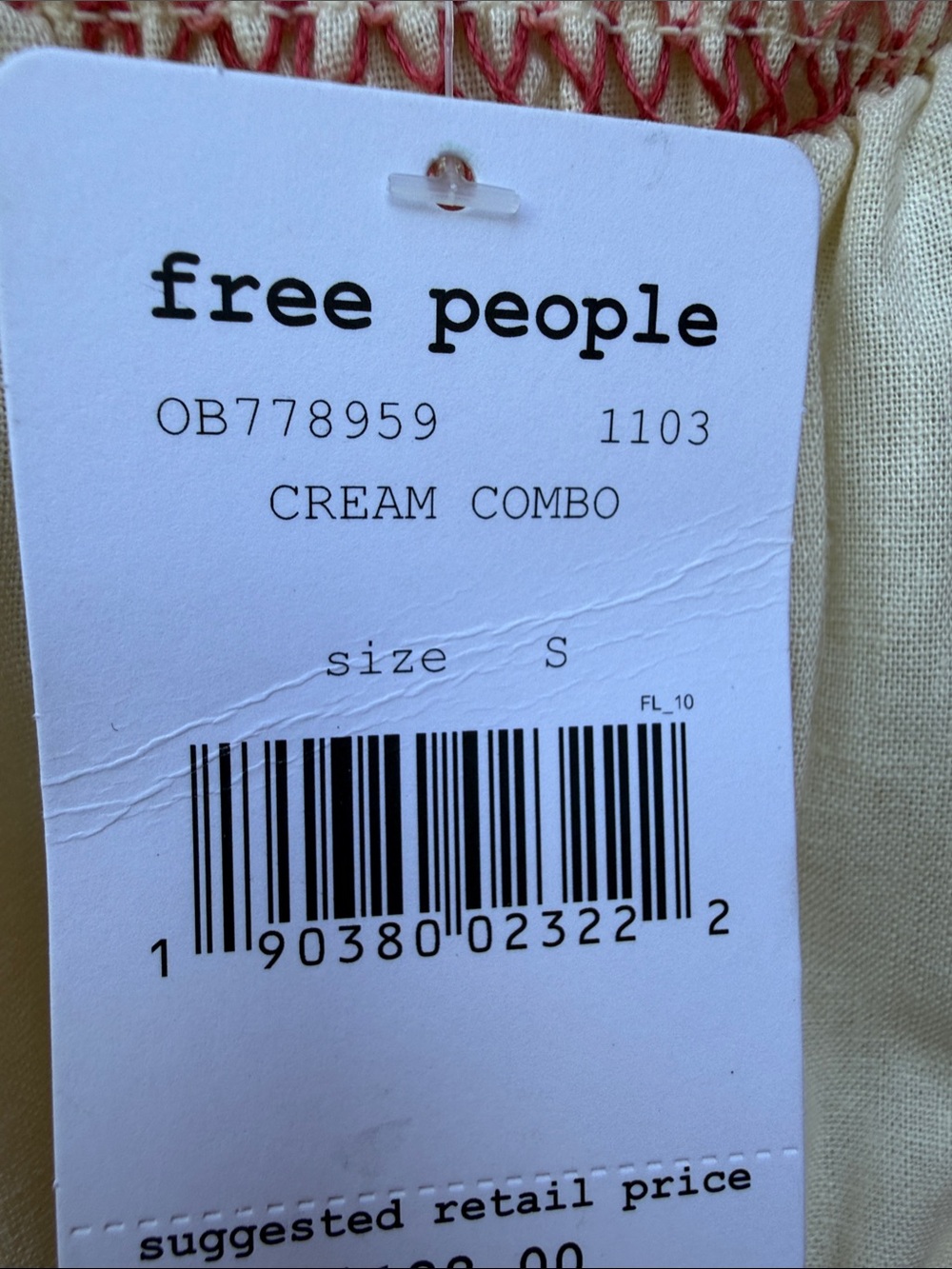 Free People Another Love Smocked Midi Dress NWT - Picture 6 of 6